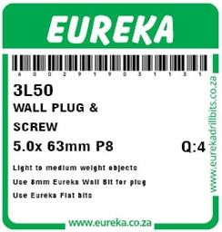3L50 - Wall Plug & Screw -3L50_label_T